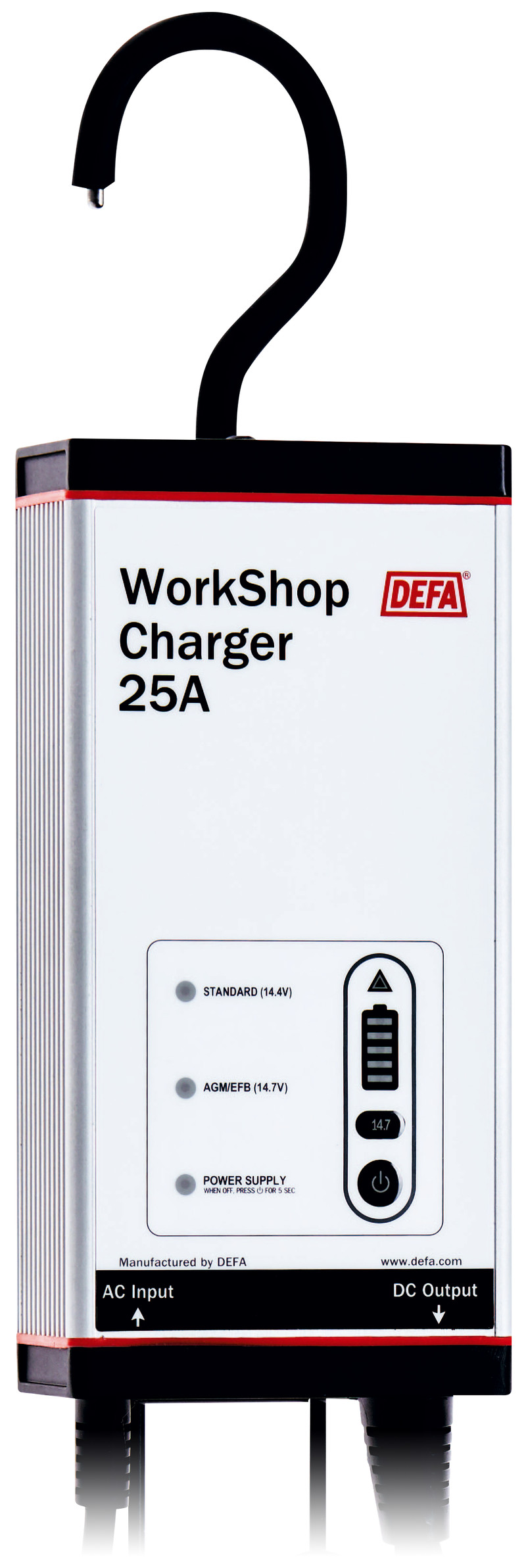 DEFA WorkshopCharger 50 A mit 5 m Ladekabel