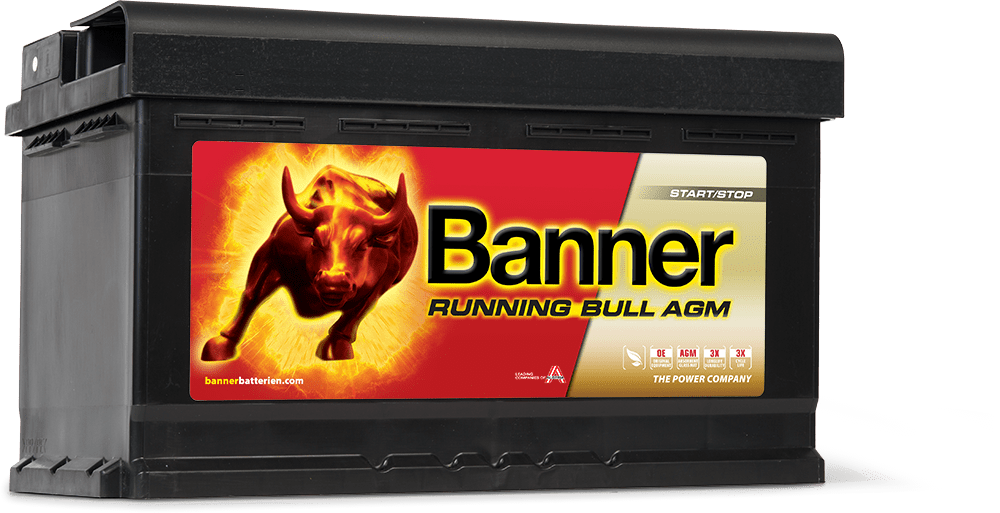 12V 80Ah 800A AGM Banner Running Bull AGM 58001 Autobatterie