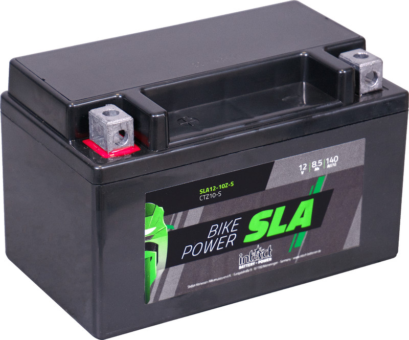 12V 8,5Ah 140A intAct Bike Power SLA12-10Z-S AGM Motorradbatterie