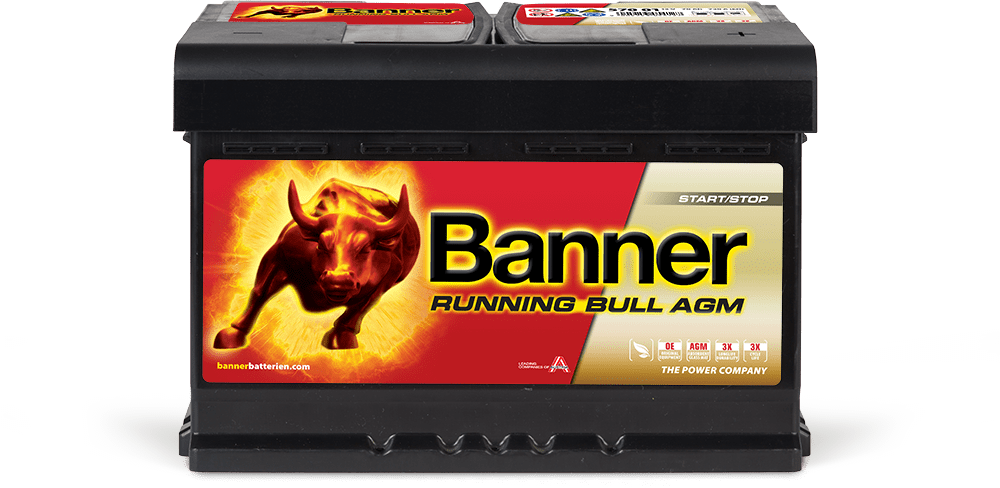 12V 70Ah 720A Banner Running Bull AGM 57001 Autobatterie