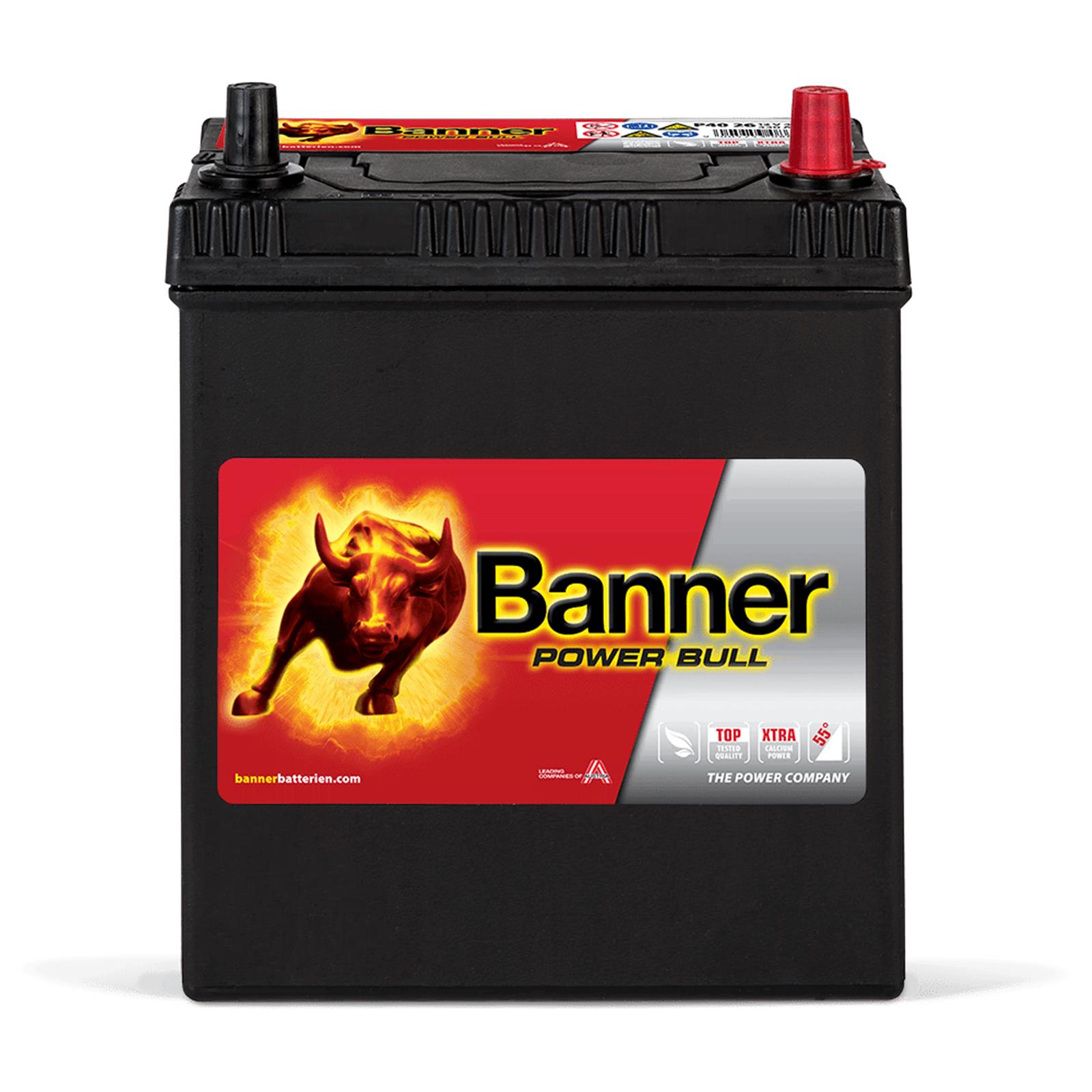 12V 40Ah 330A Banner Power Bull P4026 JIS B19 Starterbatterie