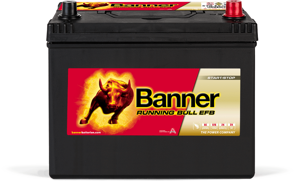 12V 70Ah 680A Banner Running Bull EFB 57015 ASIA Starterbatterie